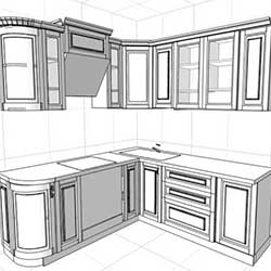 Проектирование кухонной мебели
